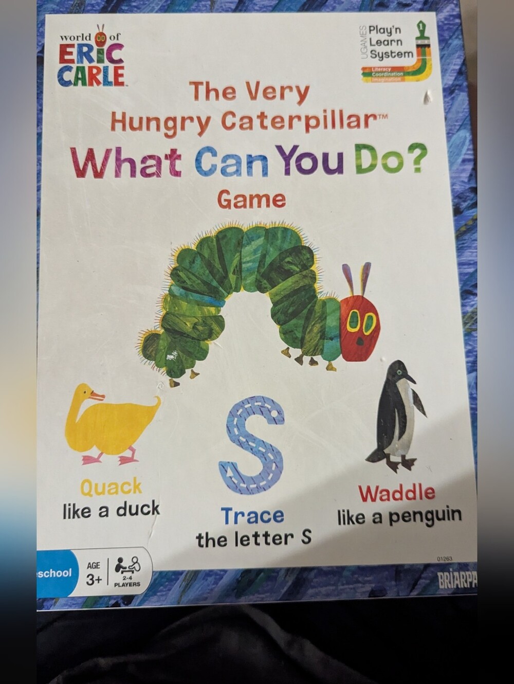 Eric Carle The Very Hungry Caterpillar Game What Can You Do? Game open box